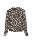 comma Langarmshirts  braun