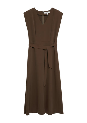 Midikleid mit Taillengürtel