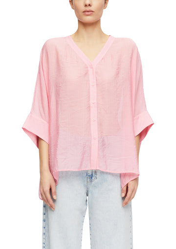 Oversized Chiffonbluse