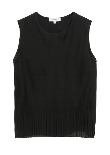 Plissiertes Mesh-Top