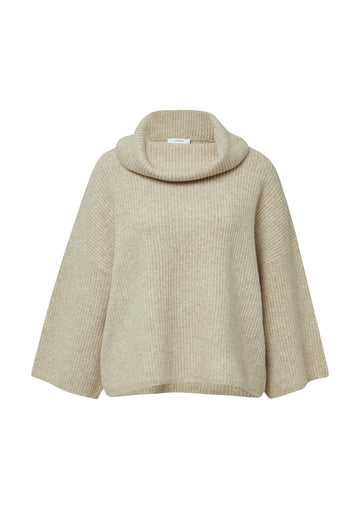 Poncho-Pullover im Boxy Fit