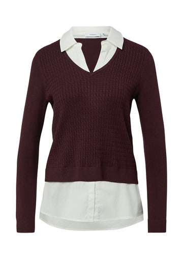 Pullover in Layering-Optik