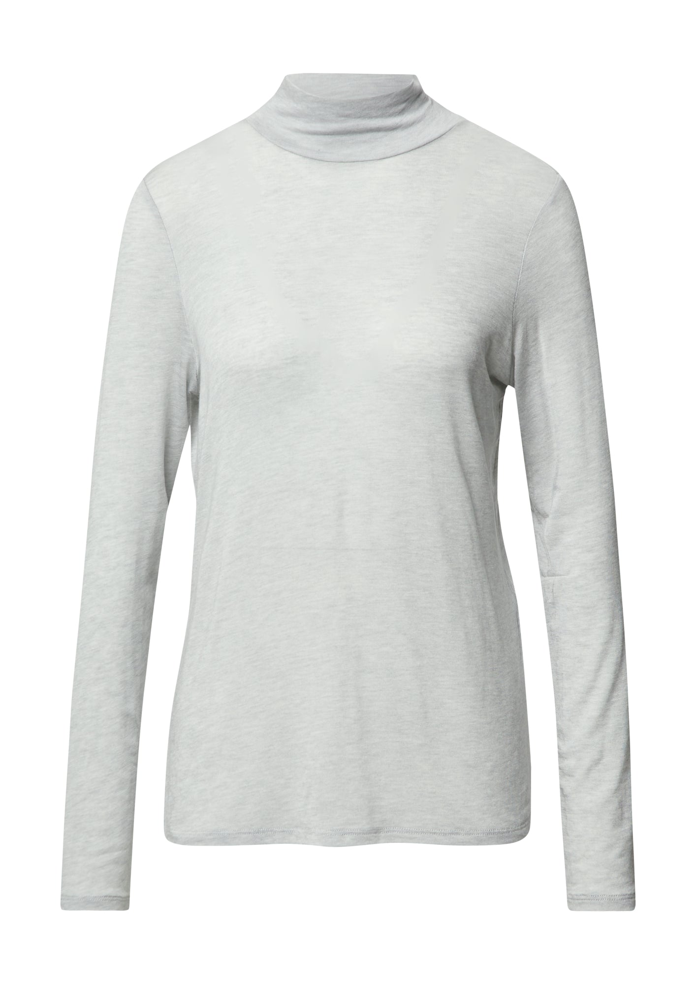 comma Langarmshirts  grau