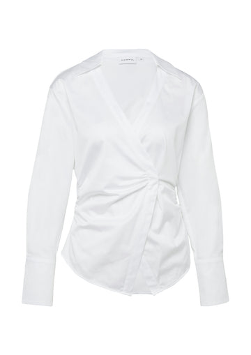 Satin-Stretch-Bluse