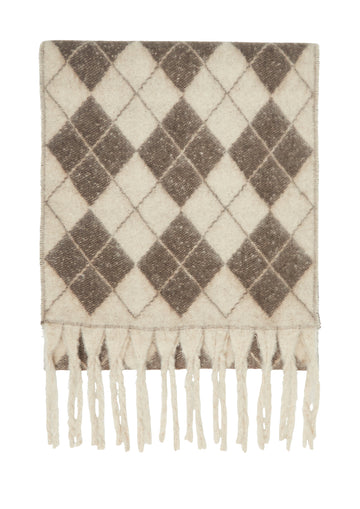 Schal mit Argyle-Muster