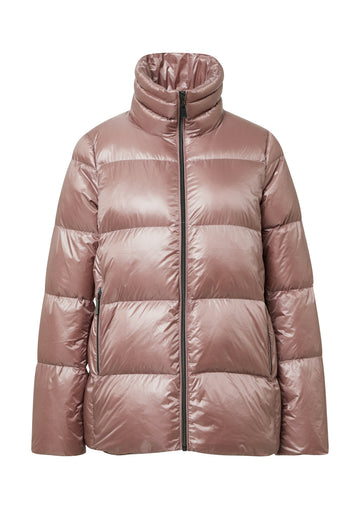 Schimmernde Daunenjacke