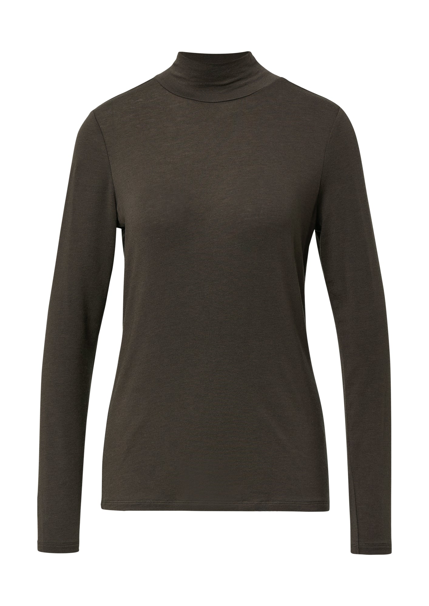 comma Langarmshirts  braun