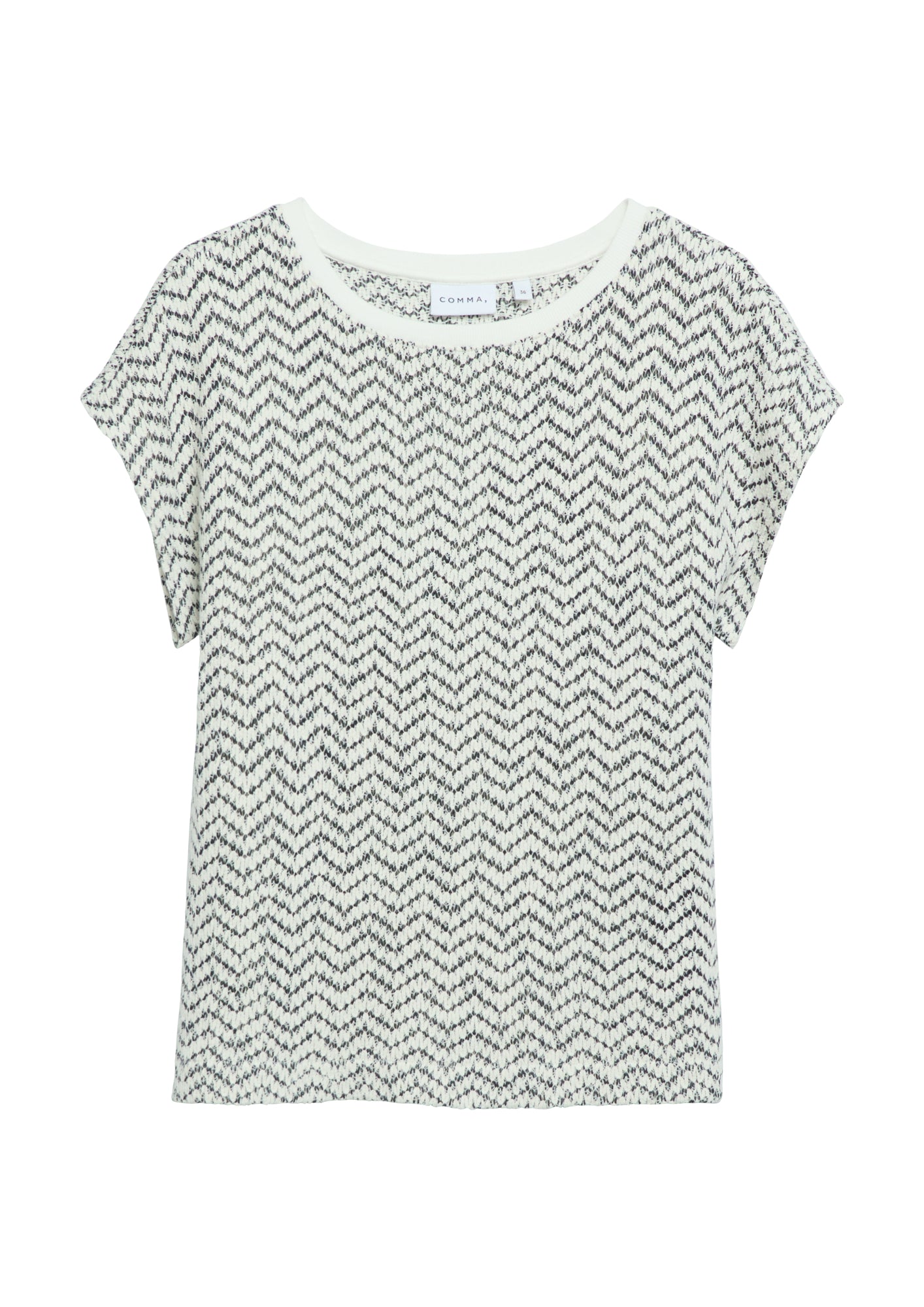 comma T-Shirts  weiß