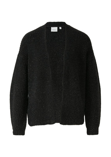 Strickcardigan mit Glitzergarn