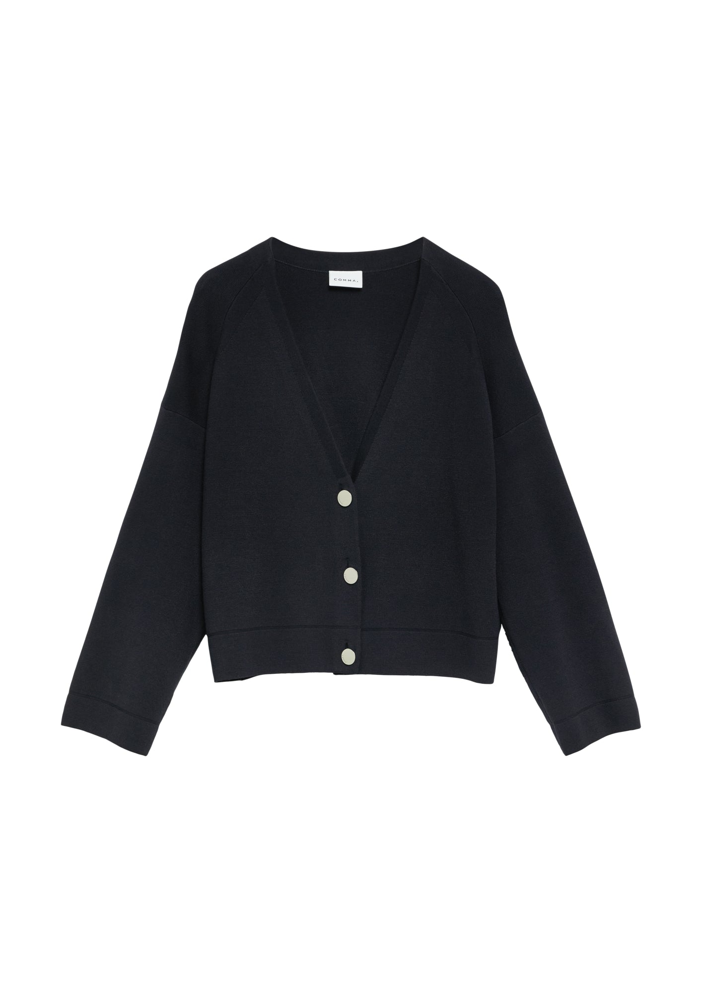 comma Strickjacken  dunkelblau