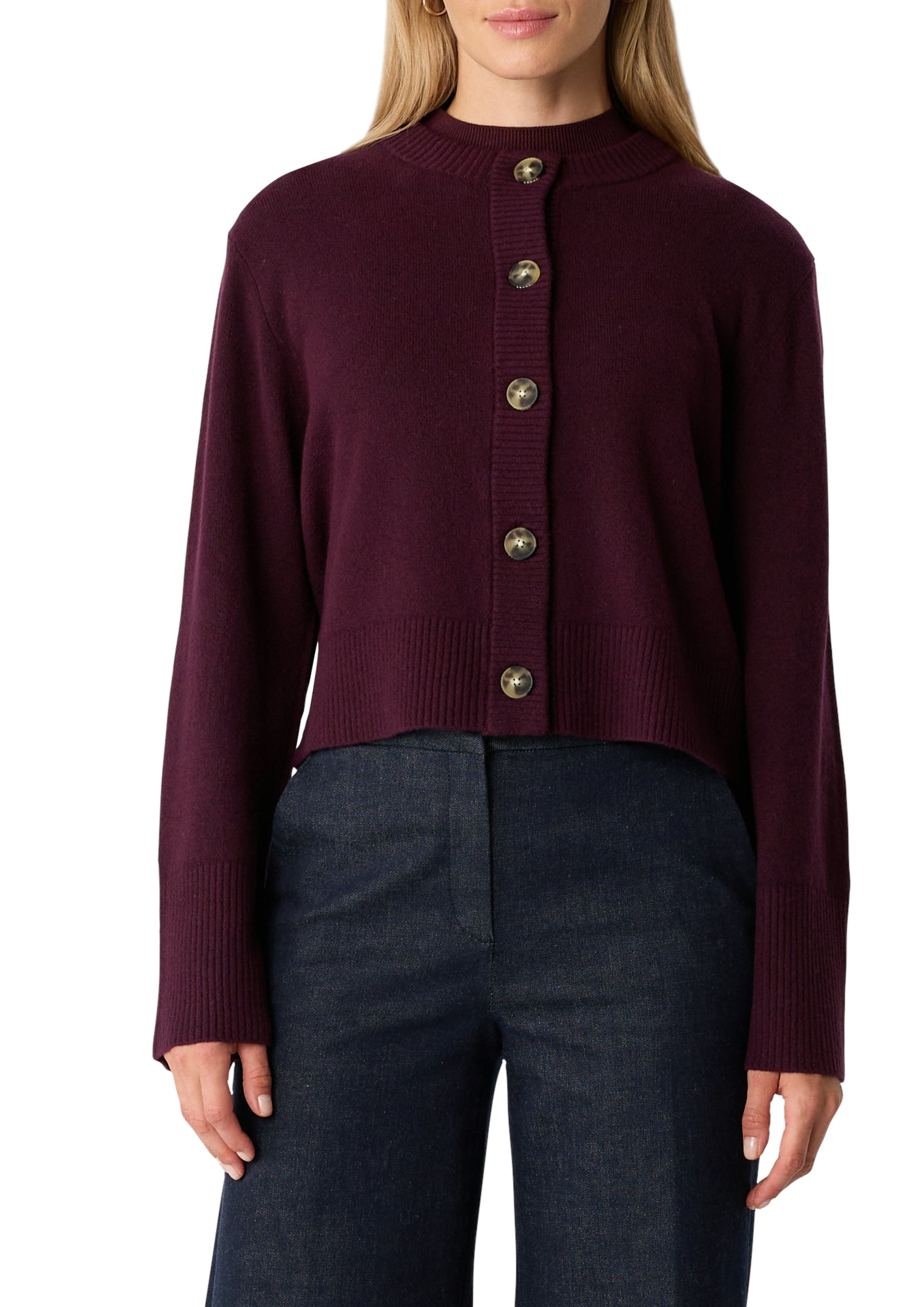 comma Strickjacken  bordeaux