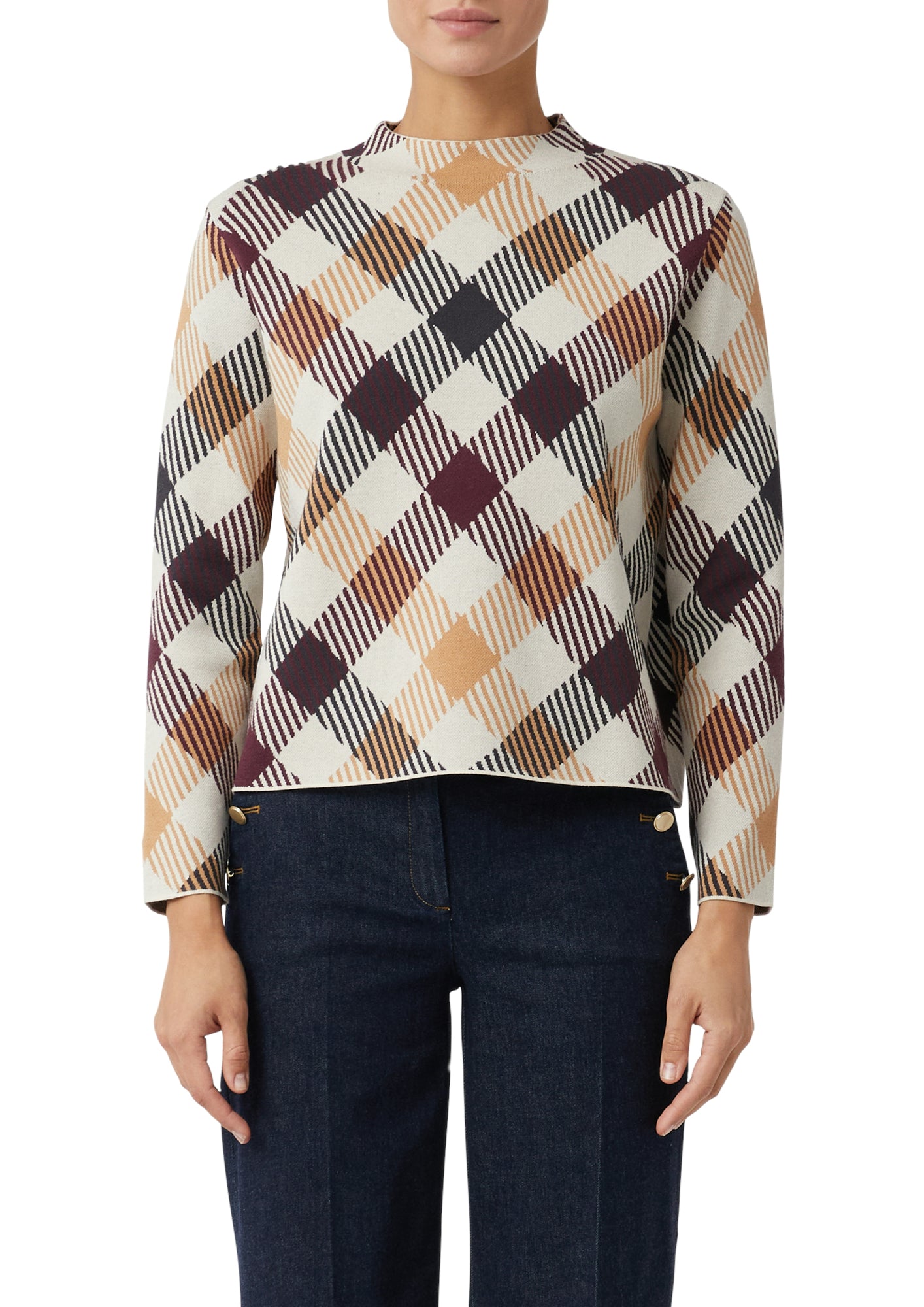 comma Pullover  braun