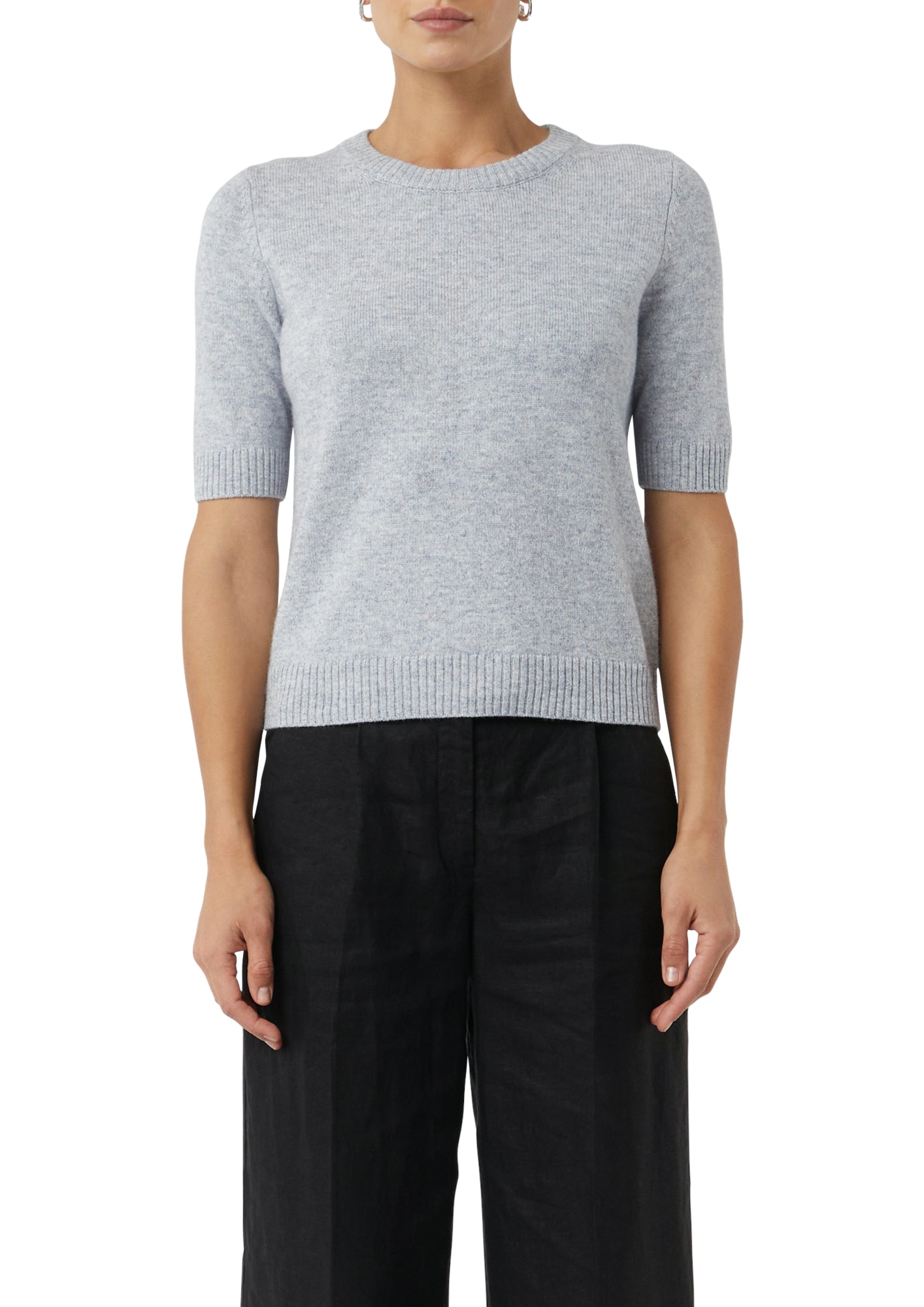 comma Pullover  grau