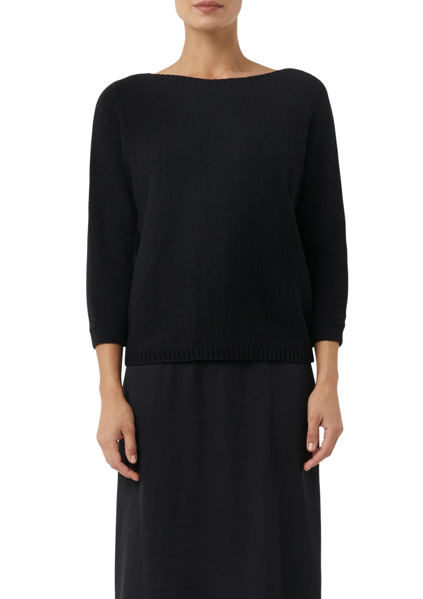 comma Pullover  schwarz