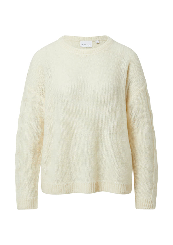 comma Pullover  creme