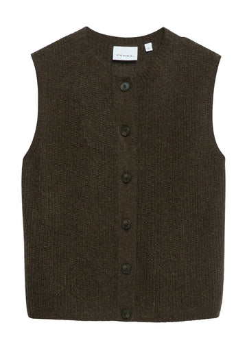 Strickweste aus Alpakamix