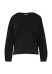 comma Sweatshirts  schwarz