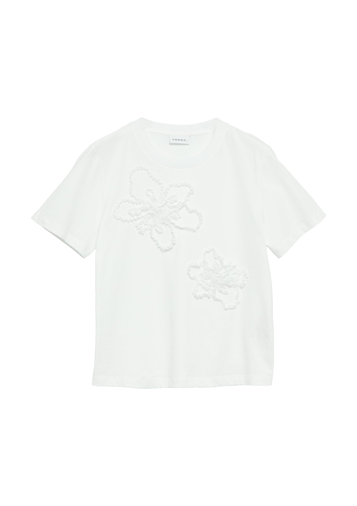 comma T-Shirts  weiß
