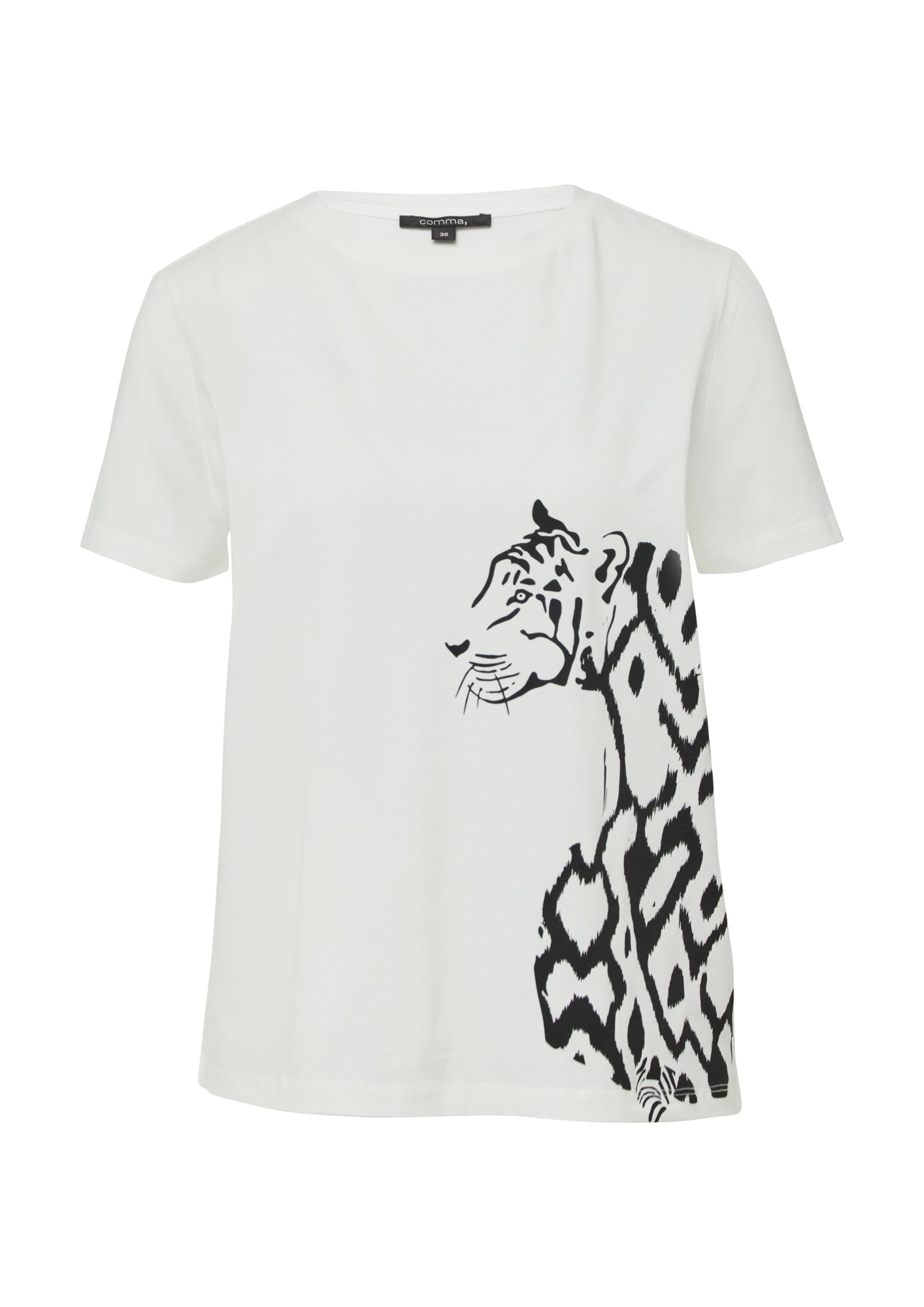 comma T-Shirts  weiß