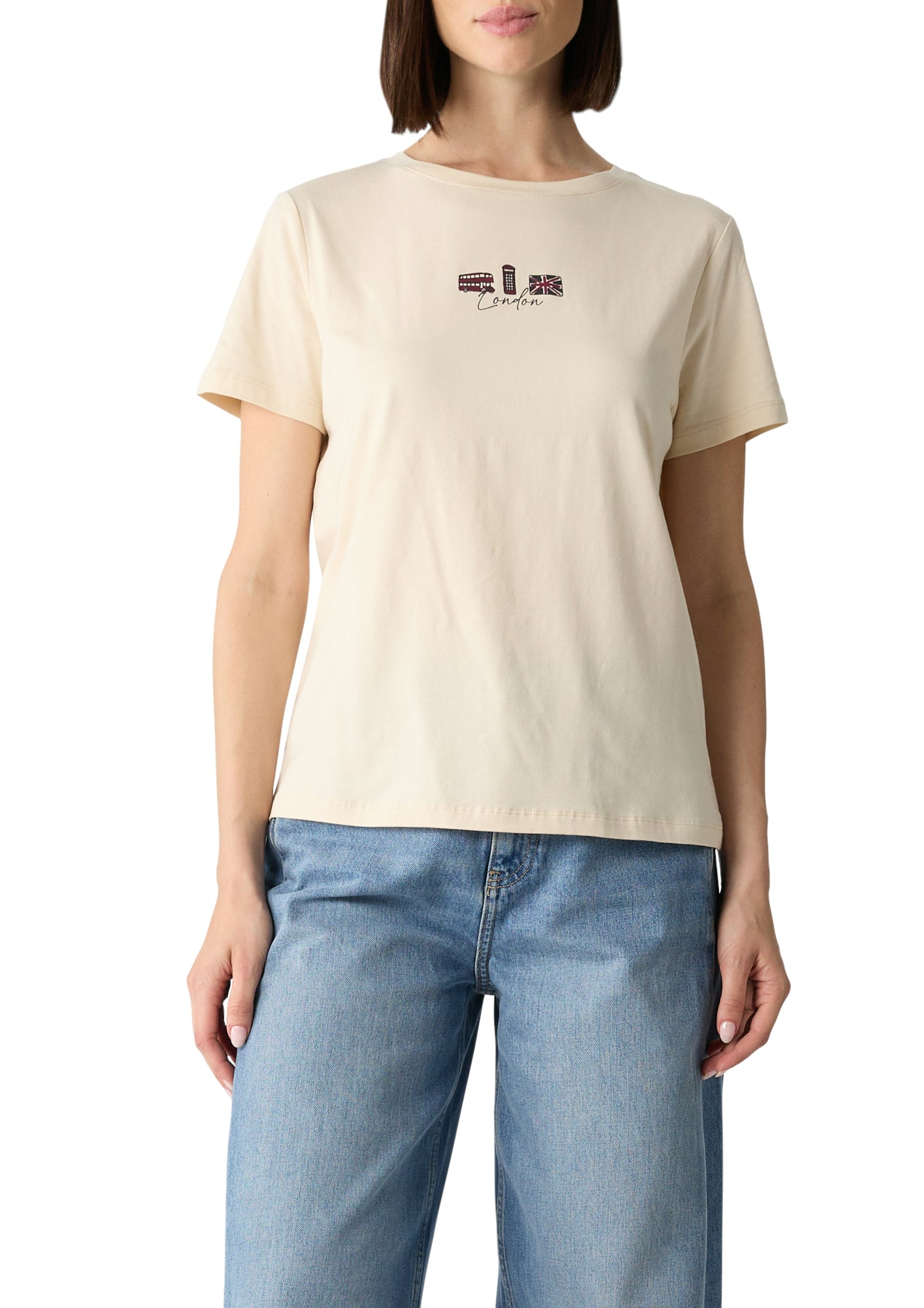 comma T-Shirts  beige