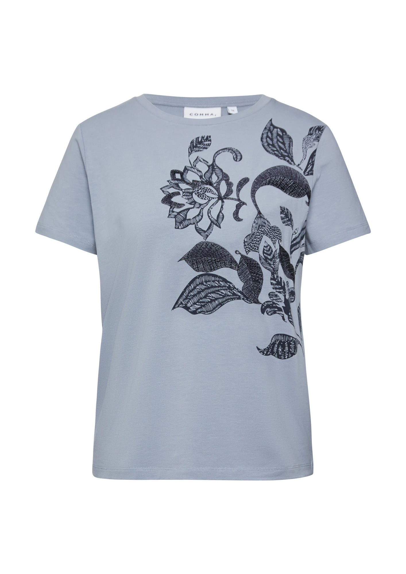 comma T-Shirts  blau