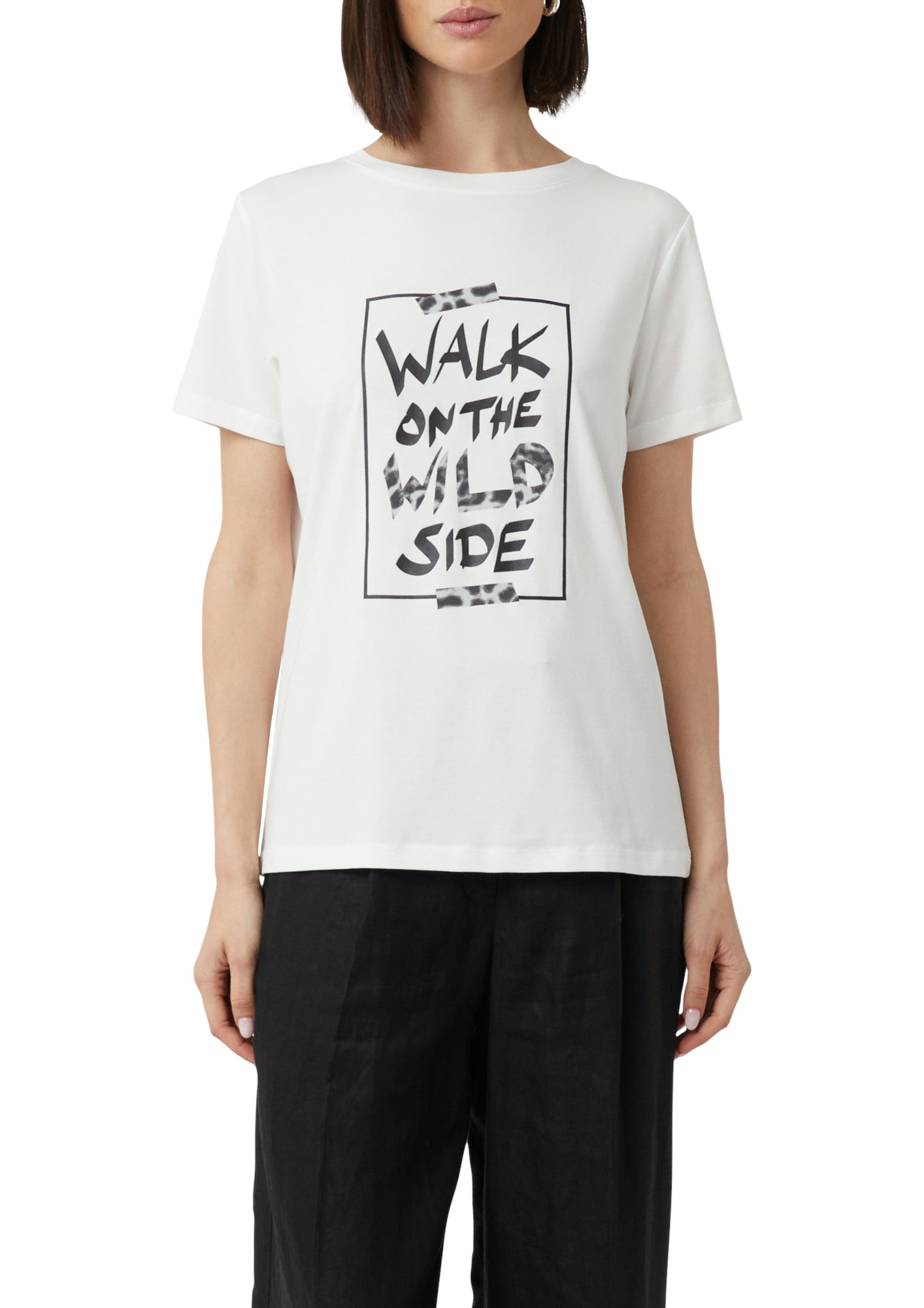 comma T-Shirts  weiß