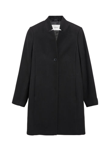 Taillierter Blazer-Mantel aus Viskosemix