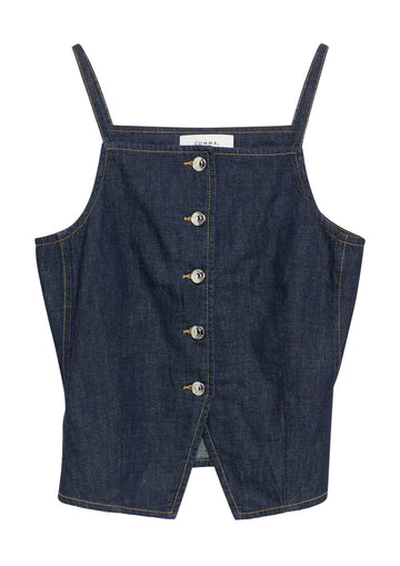 Top aus leichtem Denim