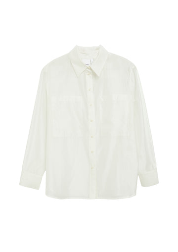 Transparente Organza-Bluse