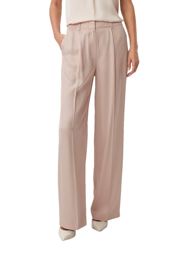 Twill-Hose mit Wide Leg