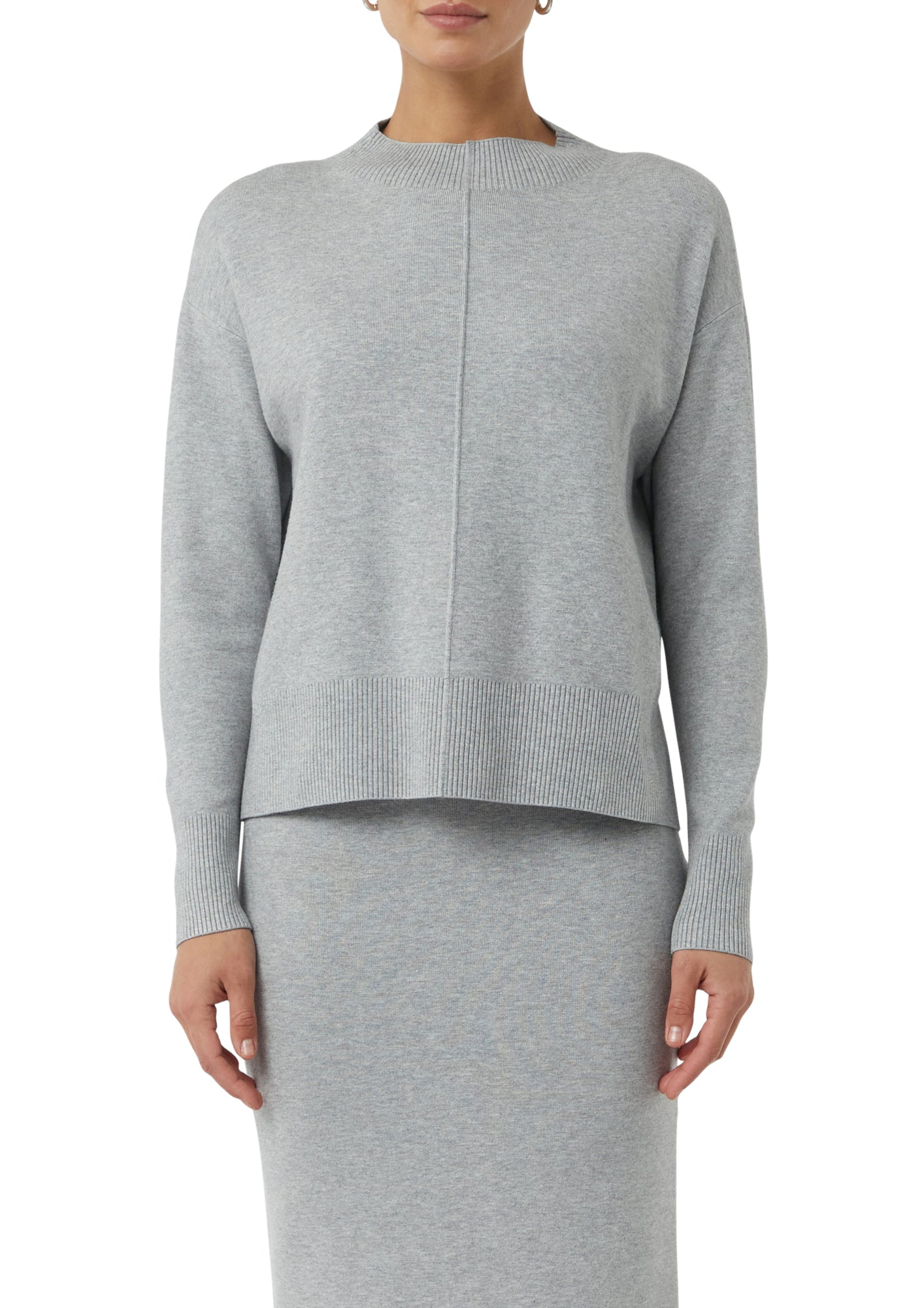 comma casual identity Pullover  grau