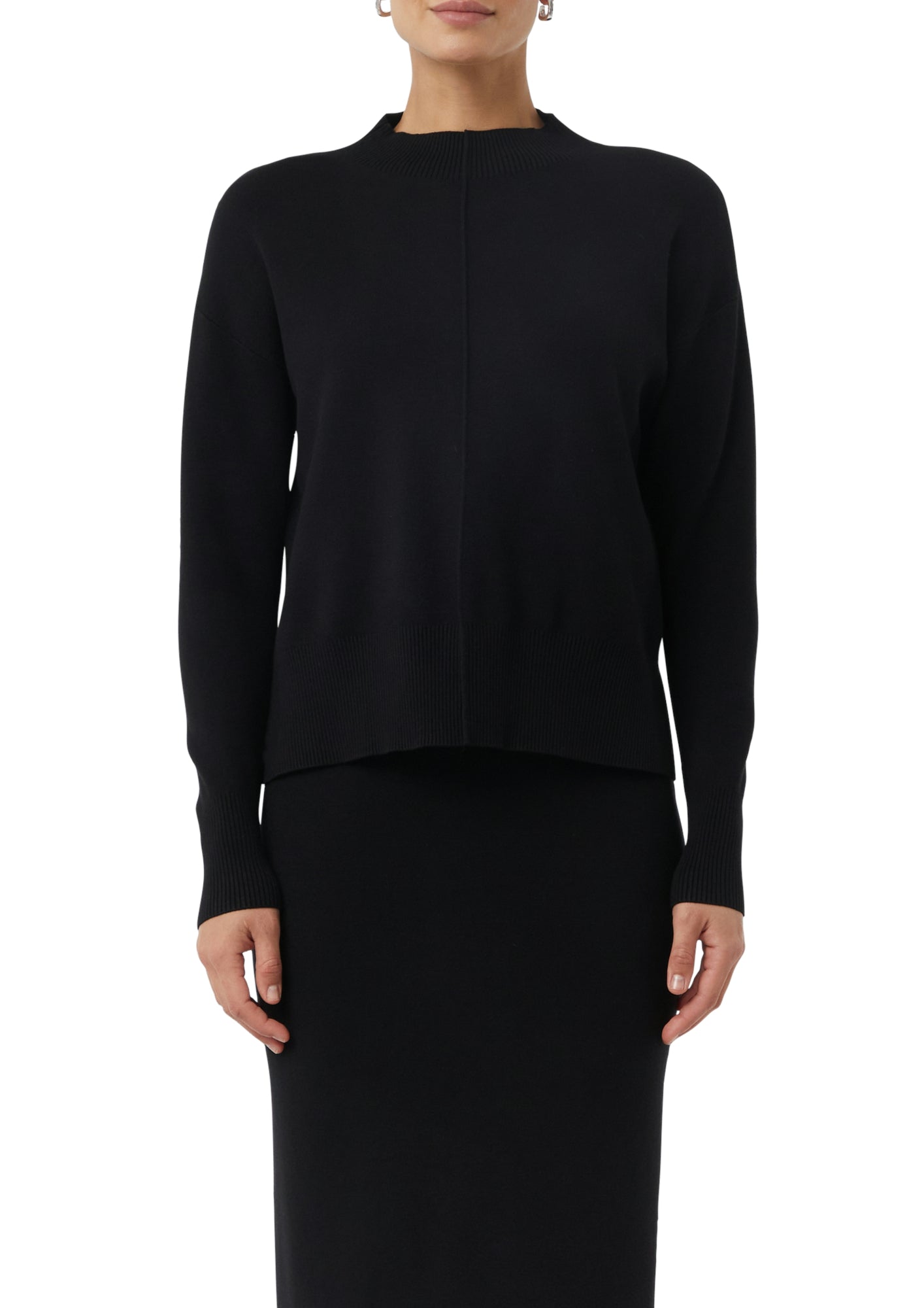 comma casual identity Pullover  schwarz