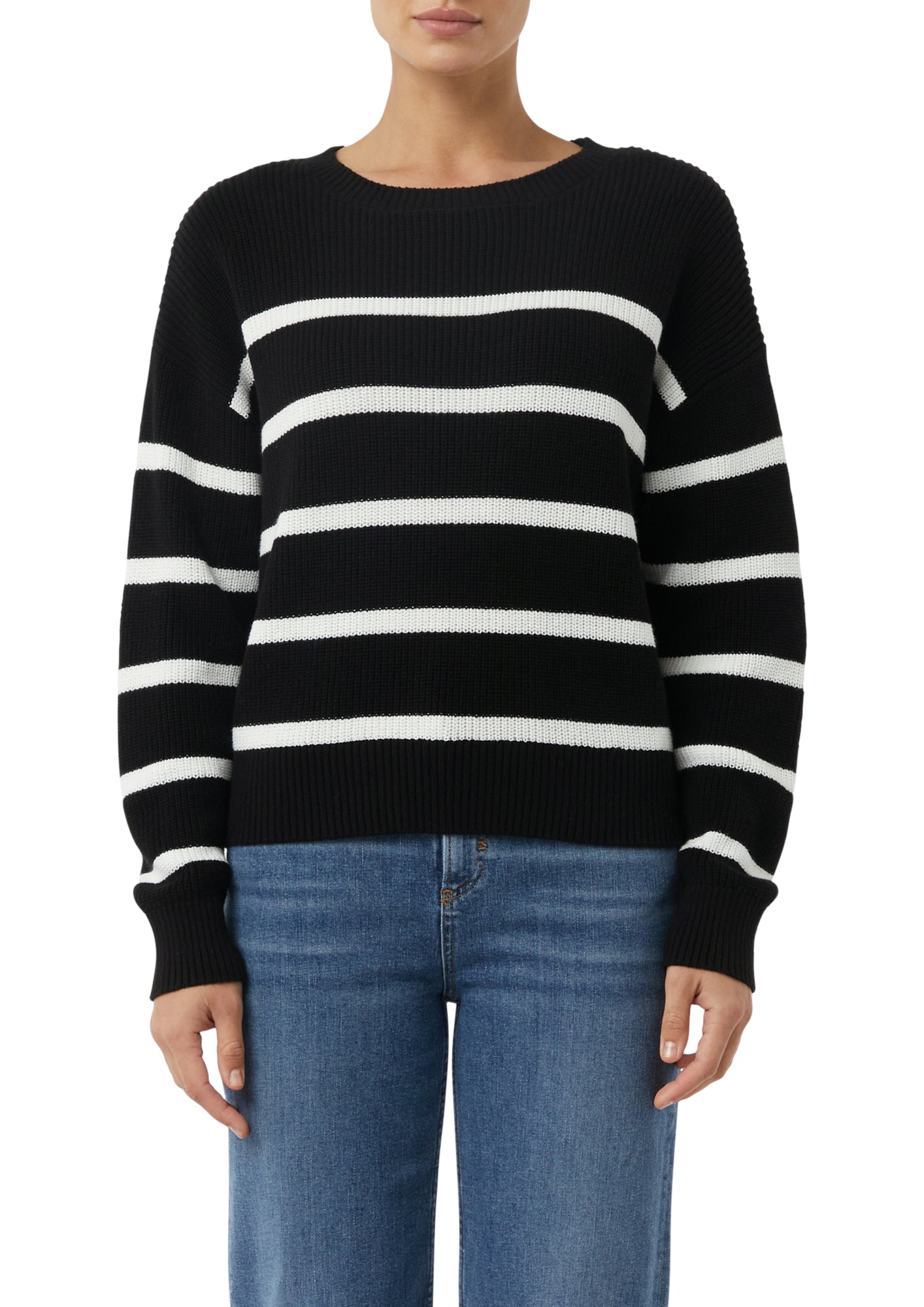 comma casual identity Pullover  schwarz