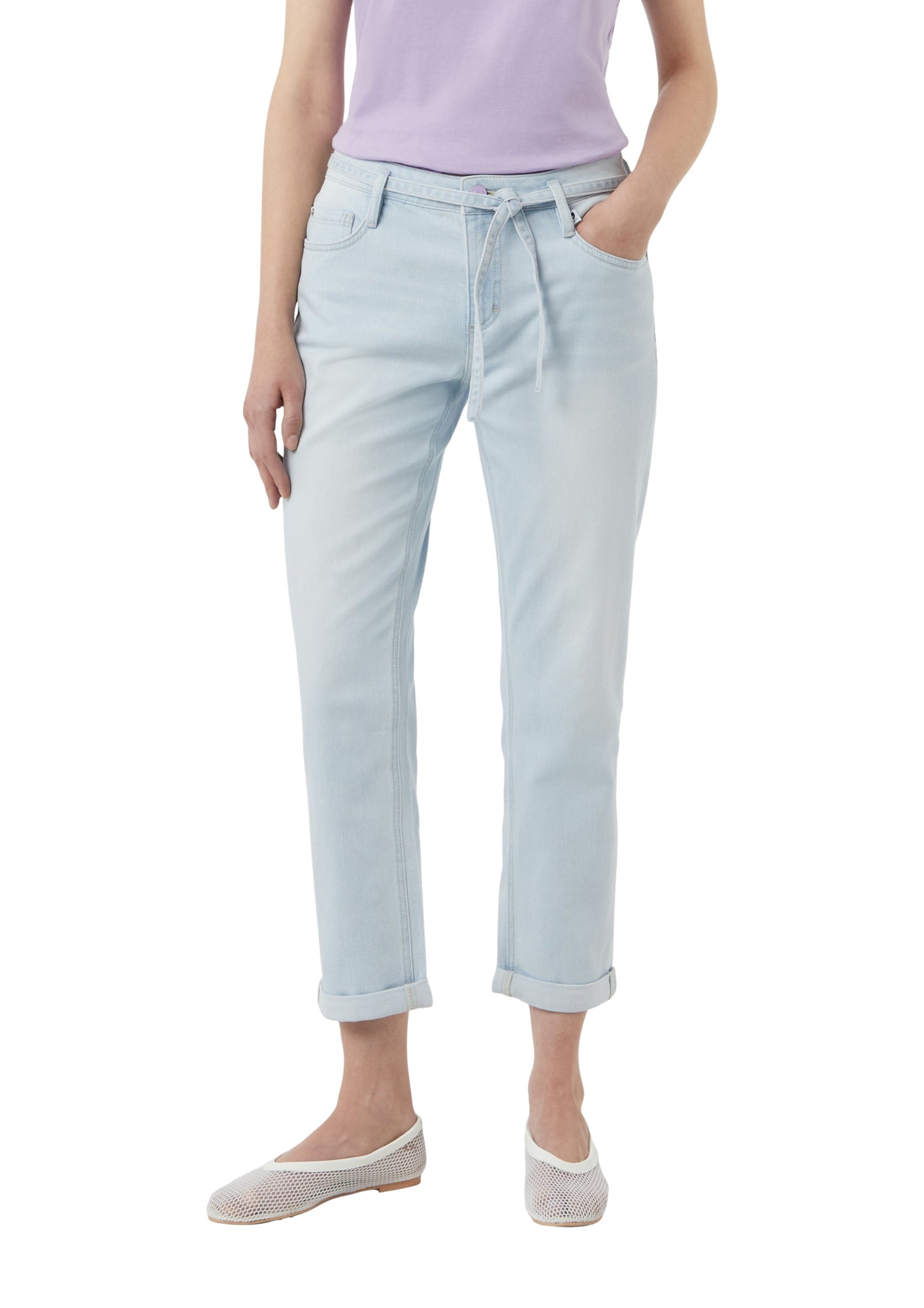 comma casual identity Straight  hellblau