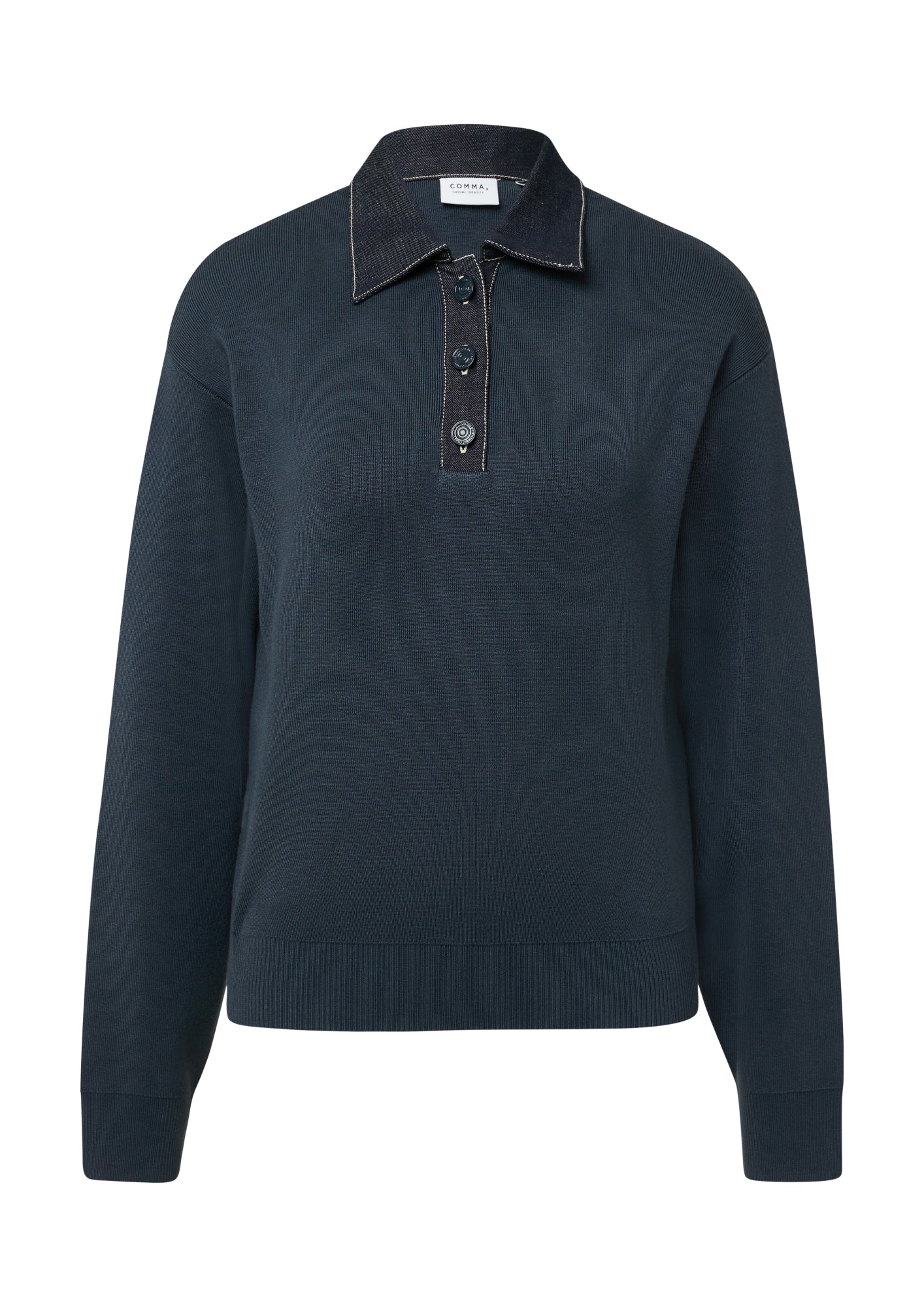 comma casual identity Pullover  dunkelblau