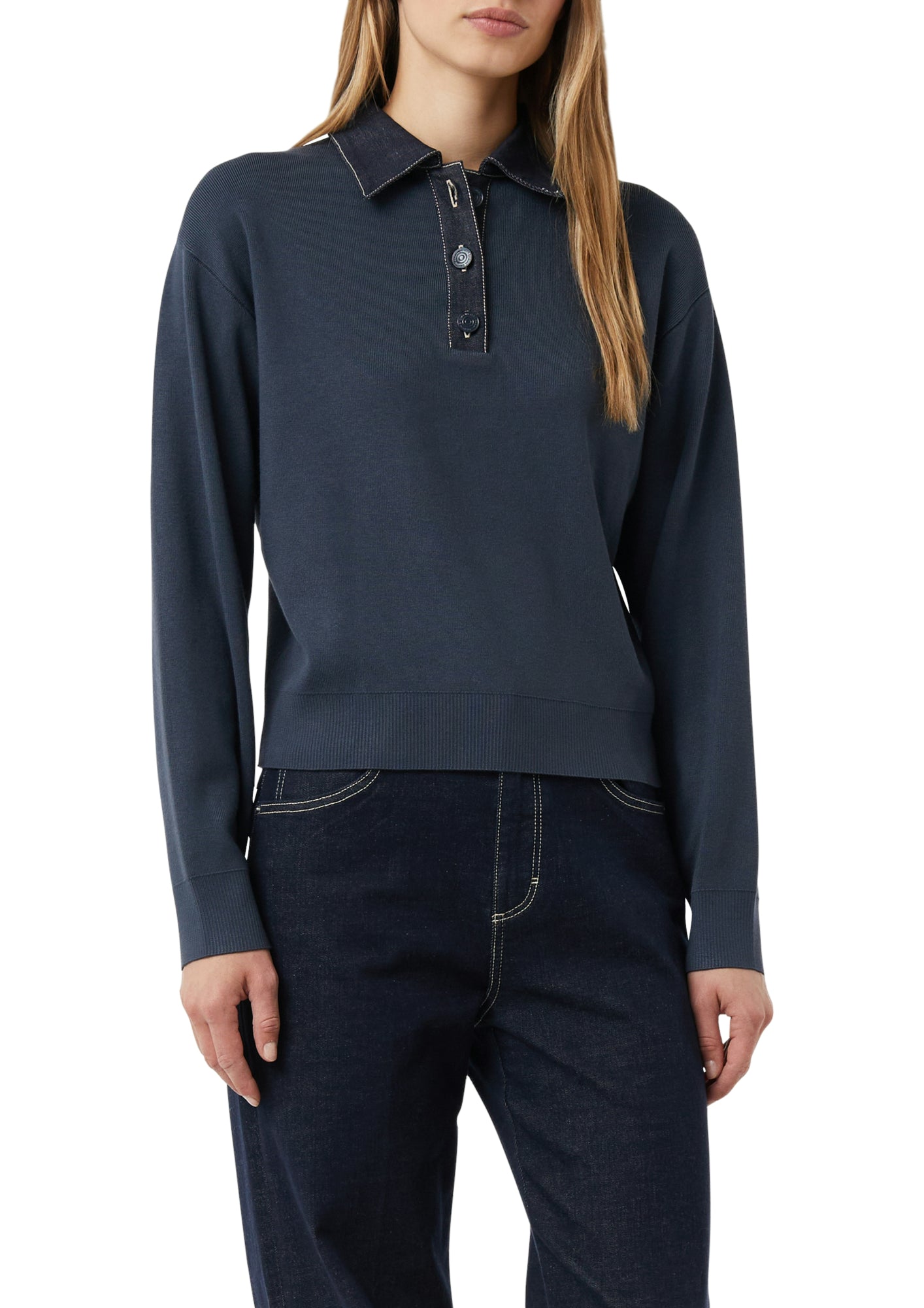 comma casual identity Pullover  dunkelblau
