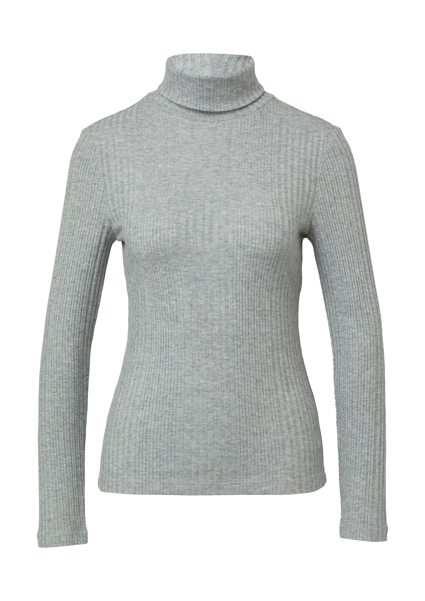 comma casual identity Langarmshirts  grau