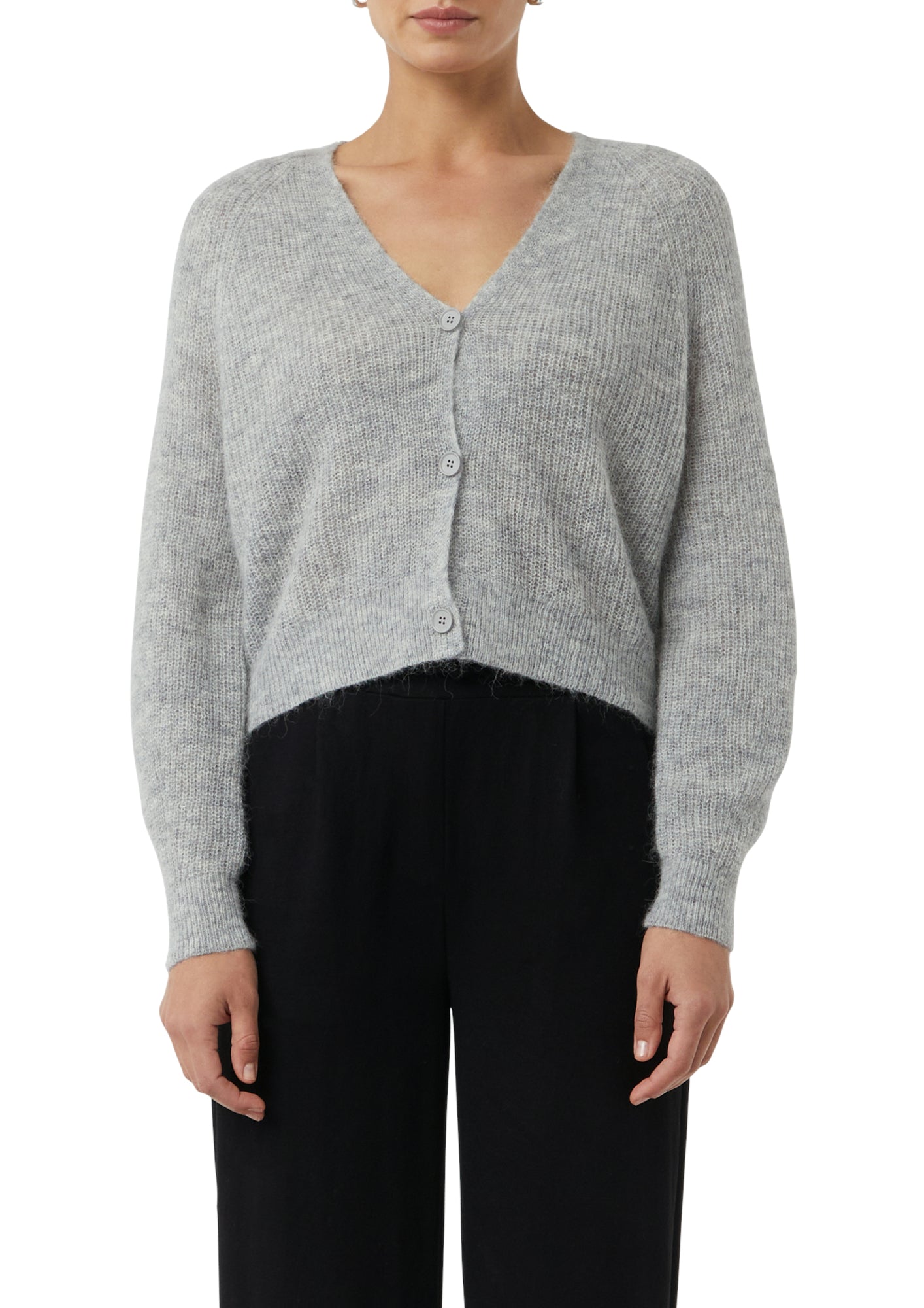 comma casual identity Strickjacken  grau
