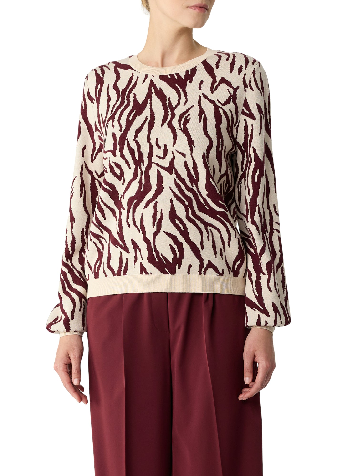 comma casual identity Pullover  braun