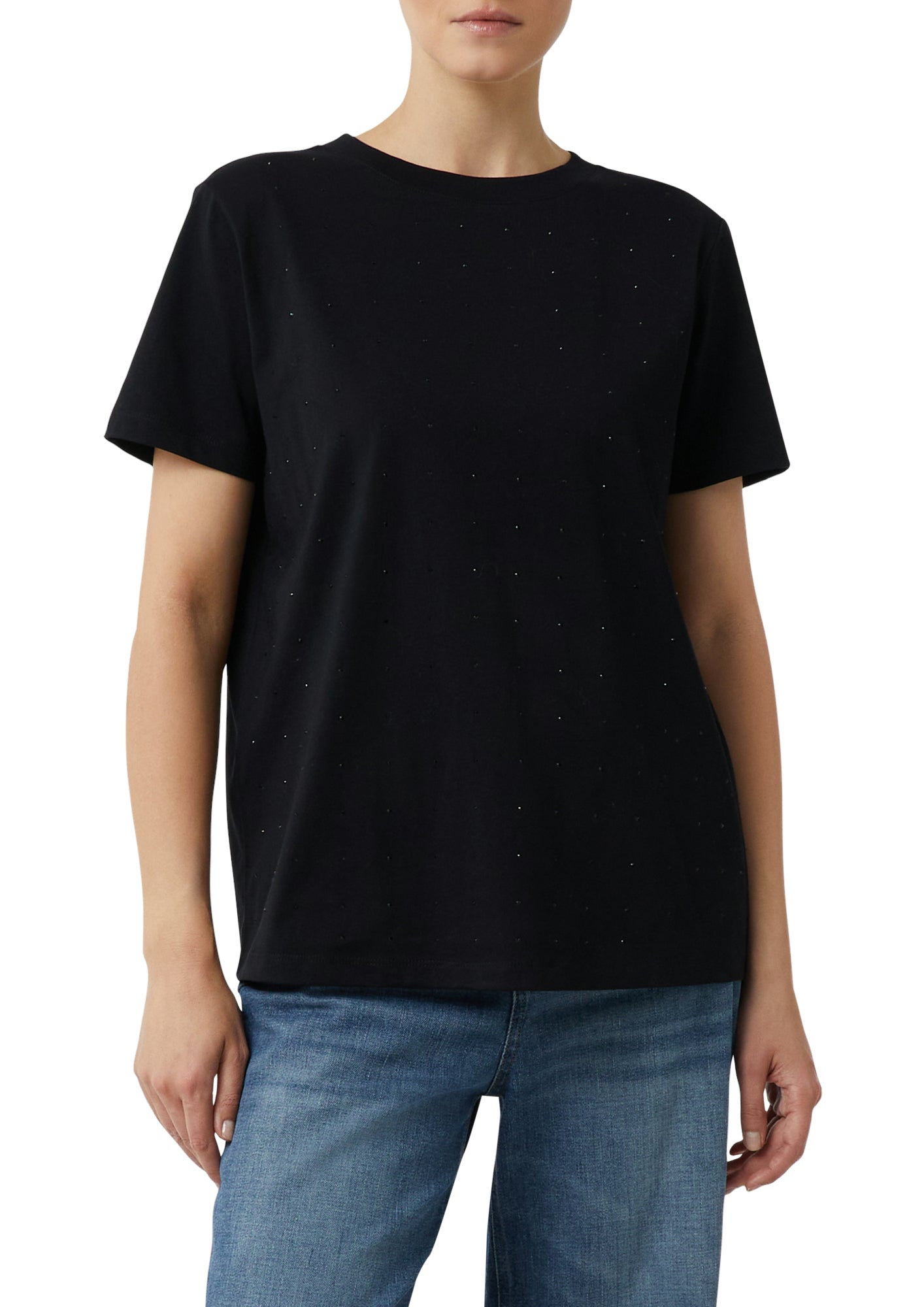 comma casual identity T-Shirts  schwarz