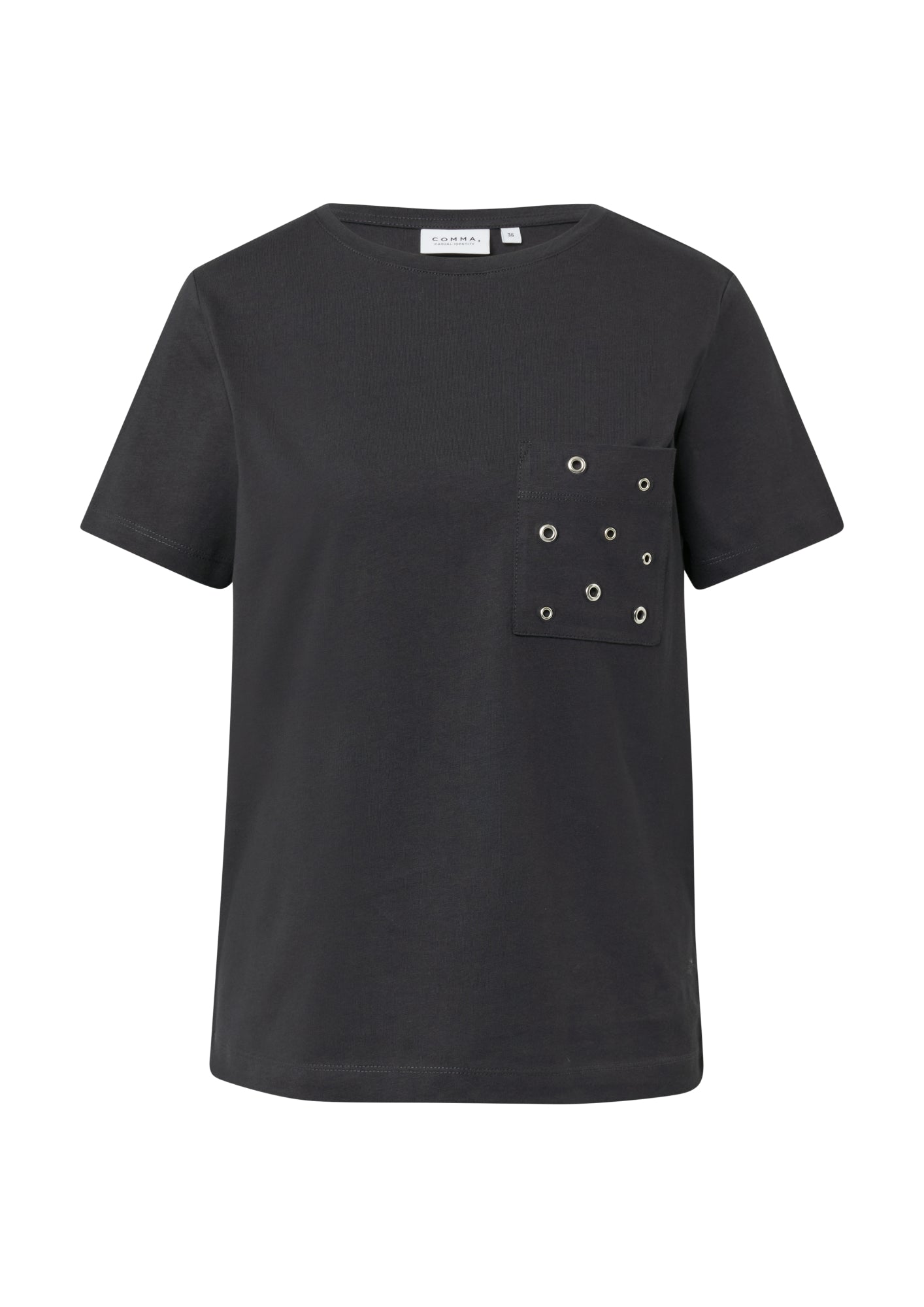 comma casual identity T-Shirts  schwarz