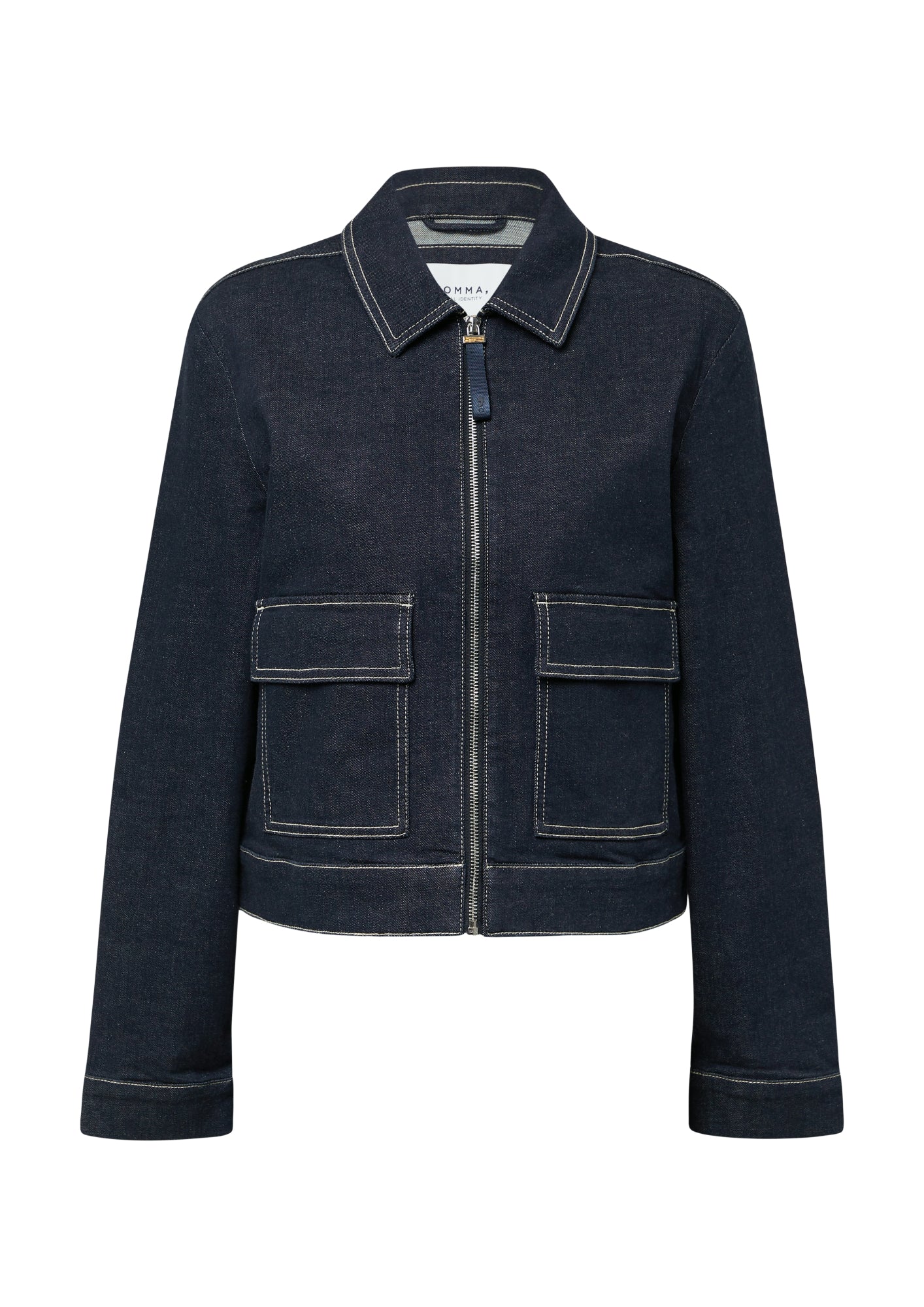 comma casual identity Jeansjacken  dunkelblau