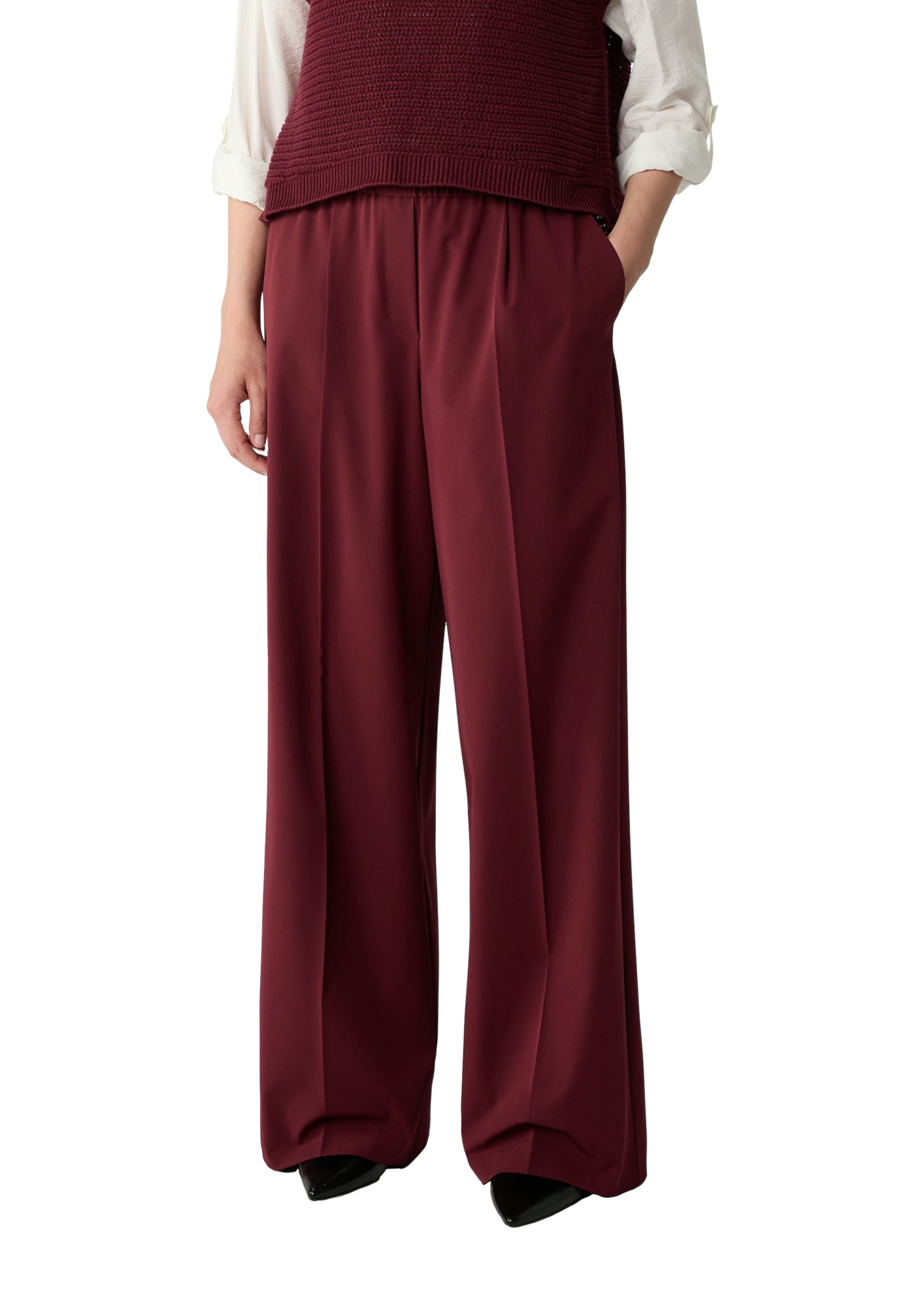 comma casual identity Hosen  dunkelrot