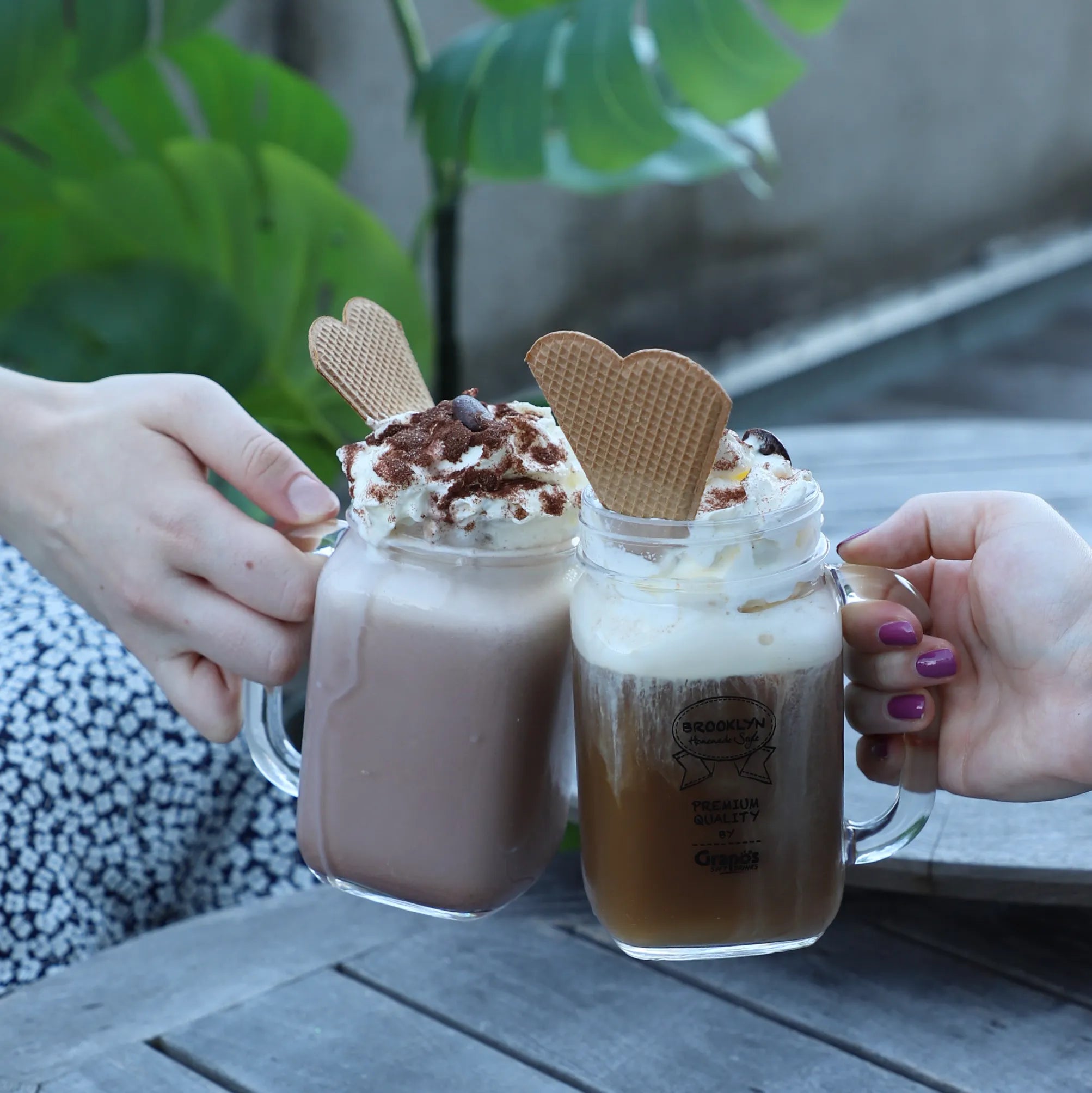 Ein Eiskaffee vom freys Restaurant in Bad Kötzting.