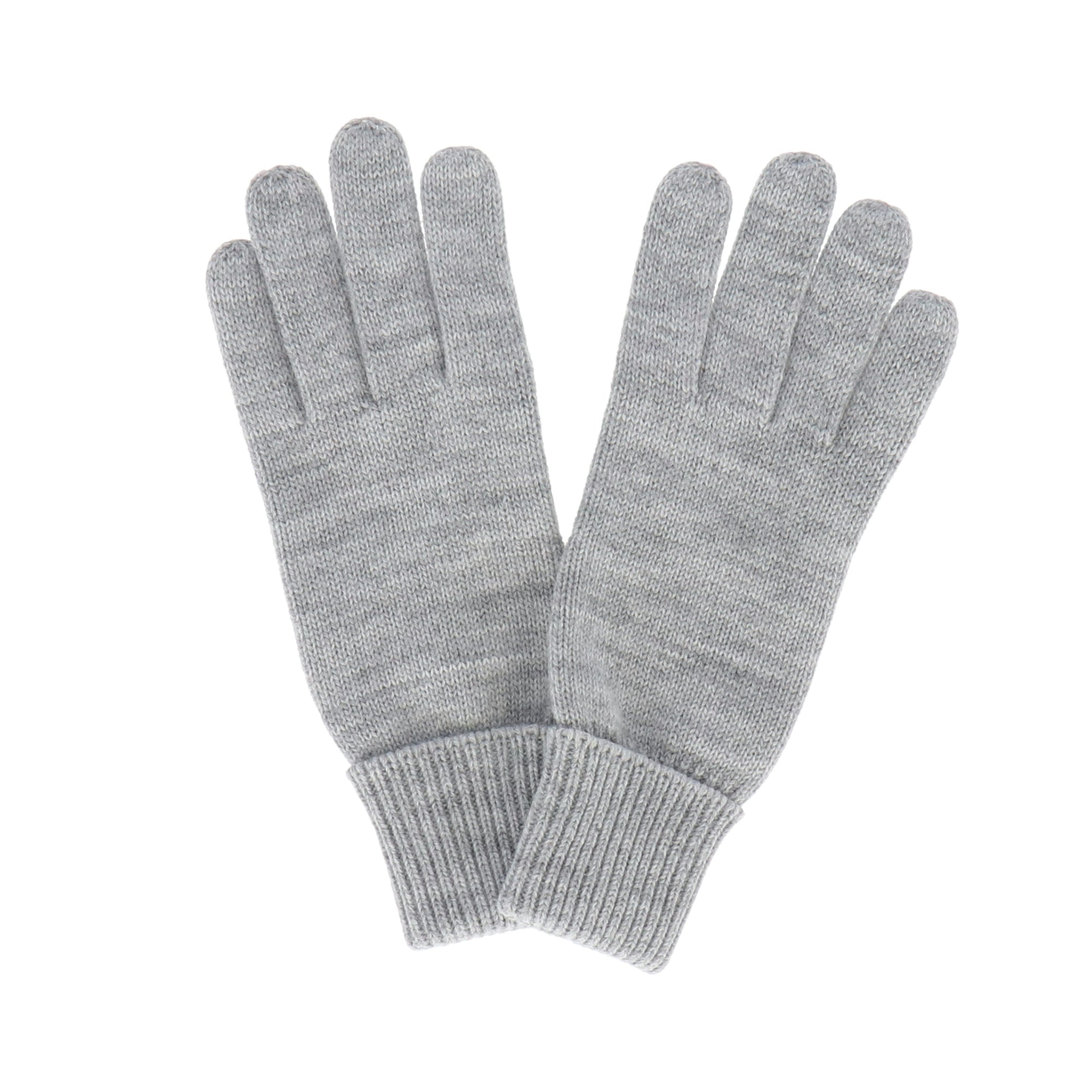 halsüberkopf Handschuhe  silber