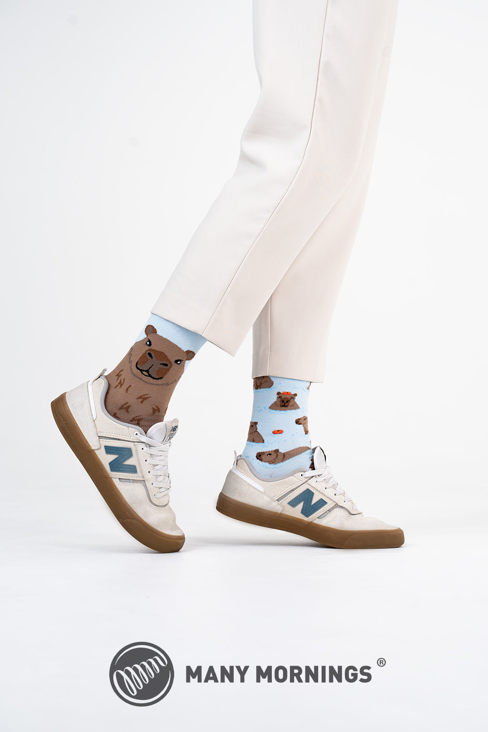 many mornings Socken  hellblau