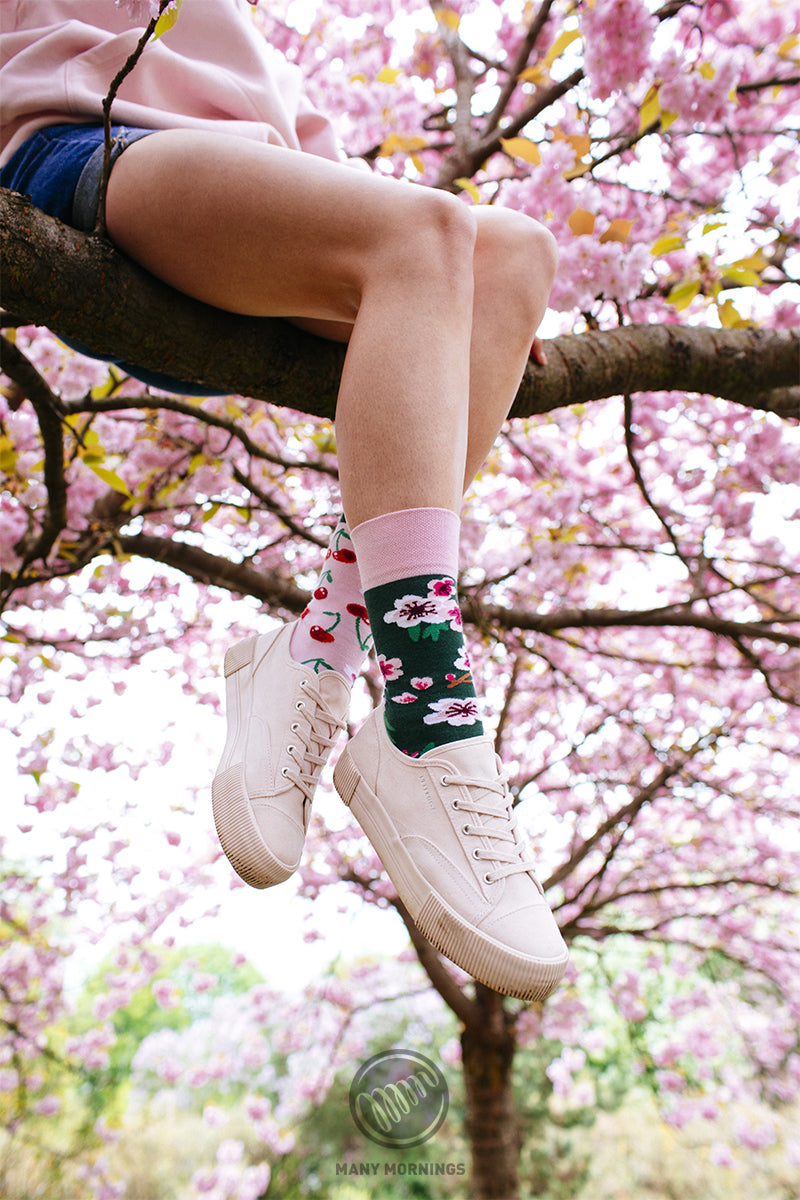 many mornings Socken  pink