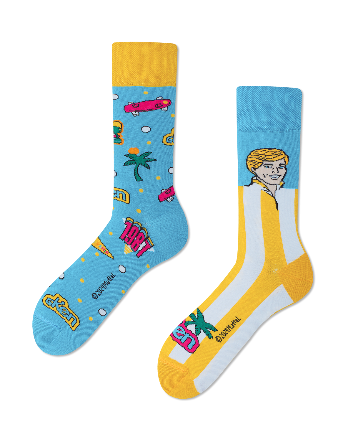 many mornings Socken  hellblau