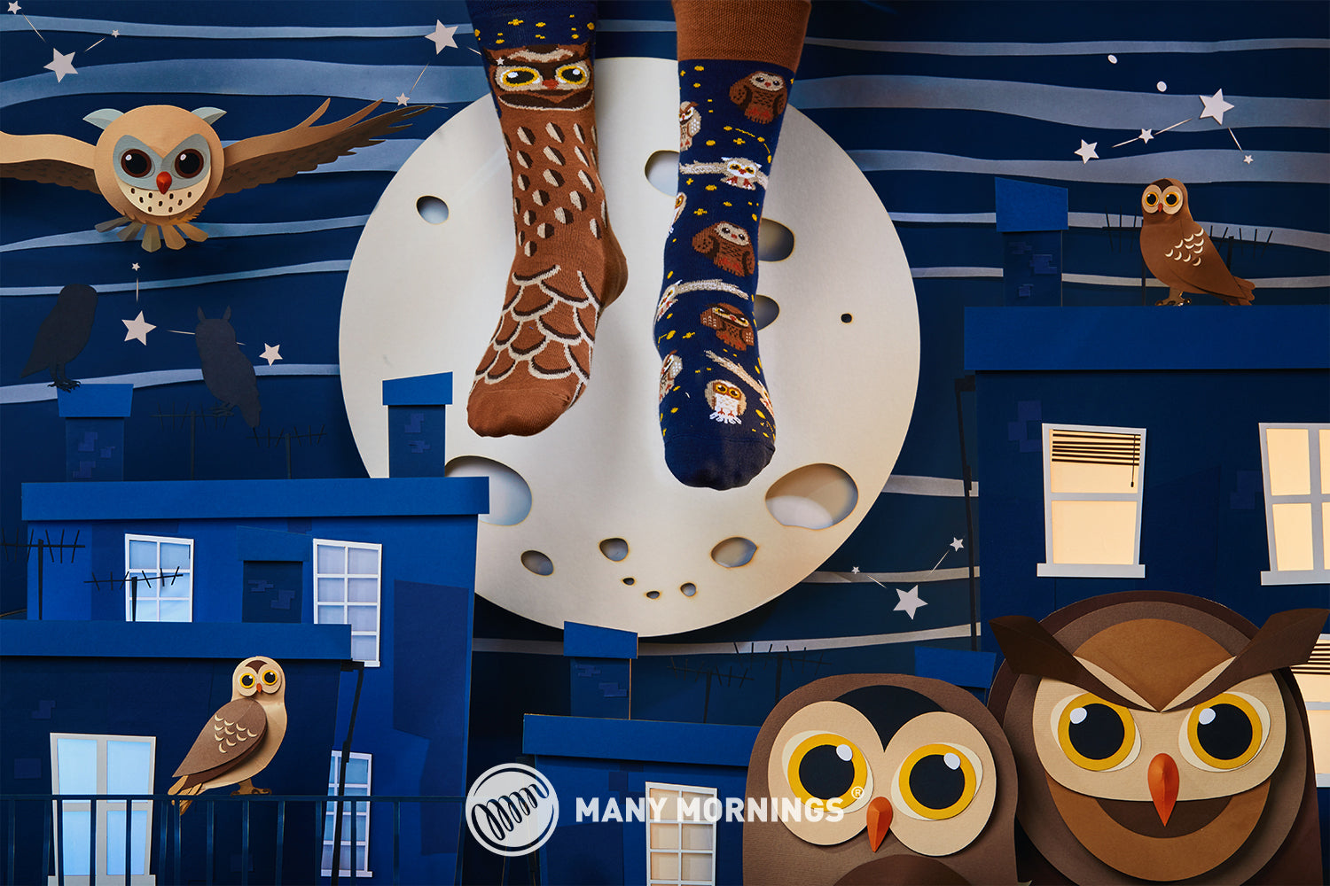 many mornings Socken  braun