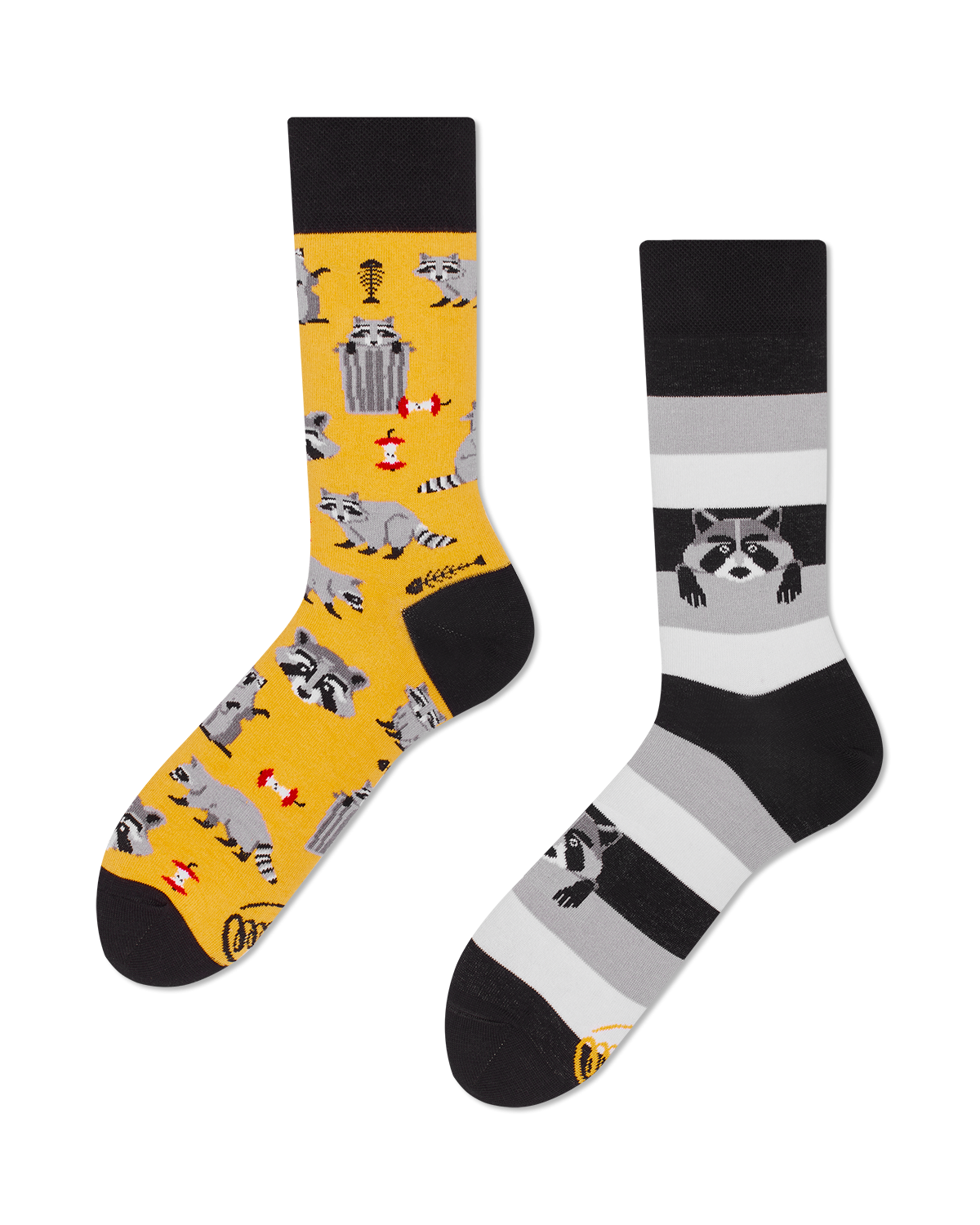 many mornings Socken  gelb
